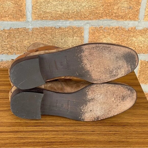 See by Chloe Janis Suede Belted Ankle Boots size 40/9.5 - Picture 10 of 14